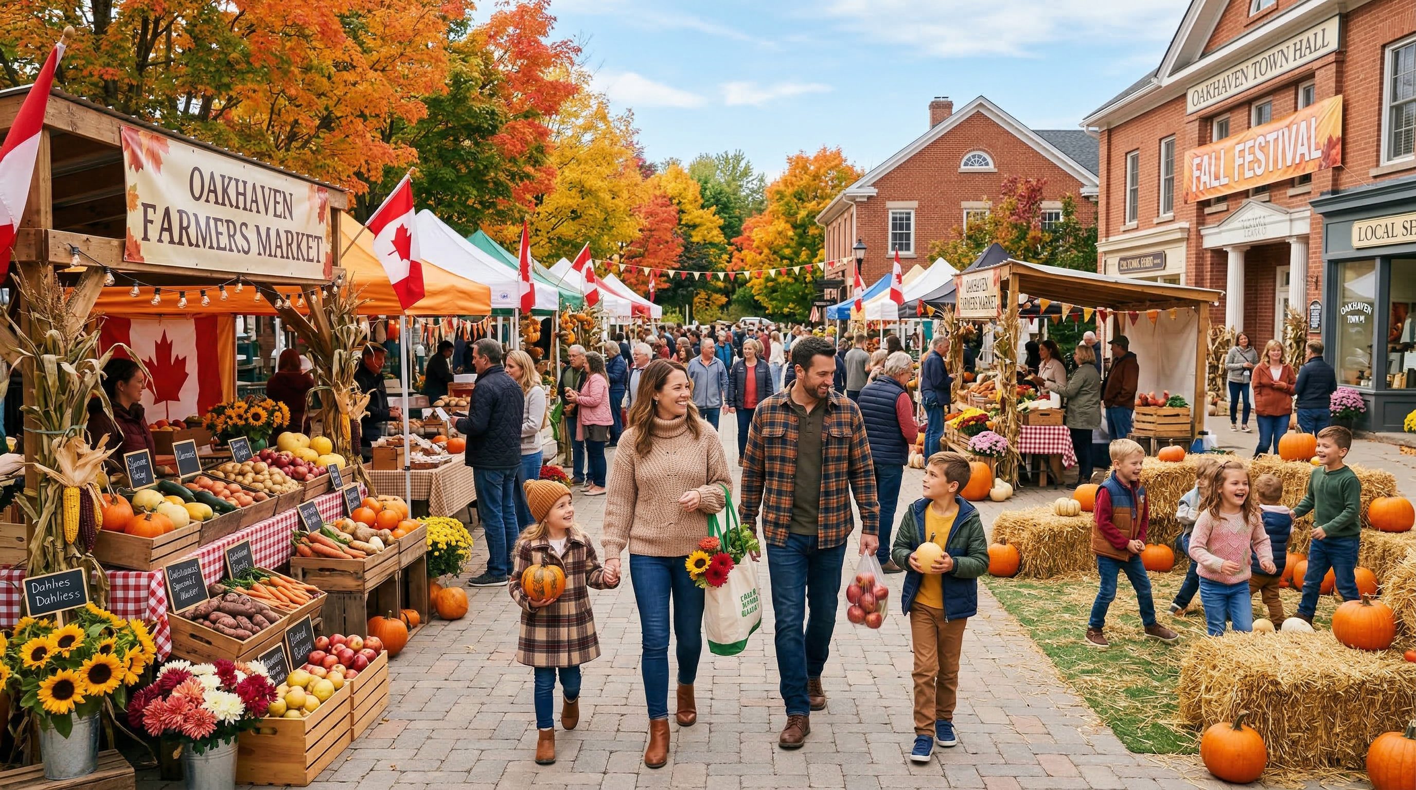 Community events and farmers market