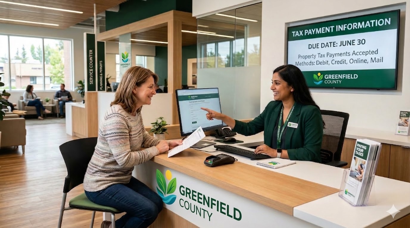 County services counter